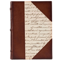 Hardcover "Calligraphy" Leather and Paper Journal